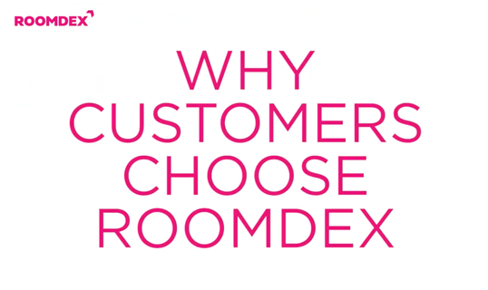 why customers choose roomdex